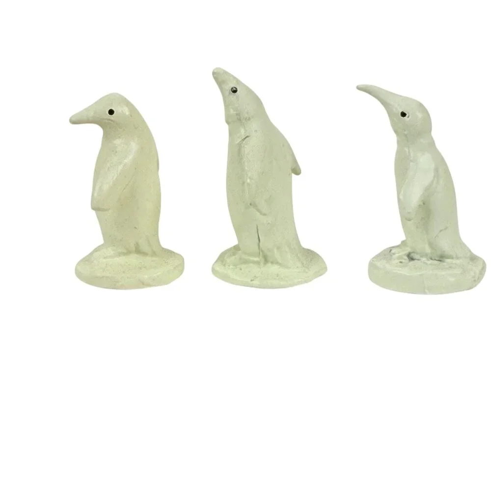 Snowbabies Dept 56 Helpful Friends Pewter Miniature Set of 4 7608-2 Hand Painted
